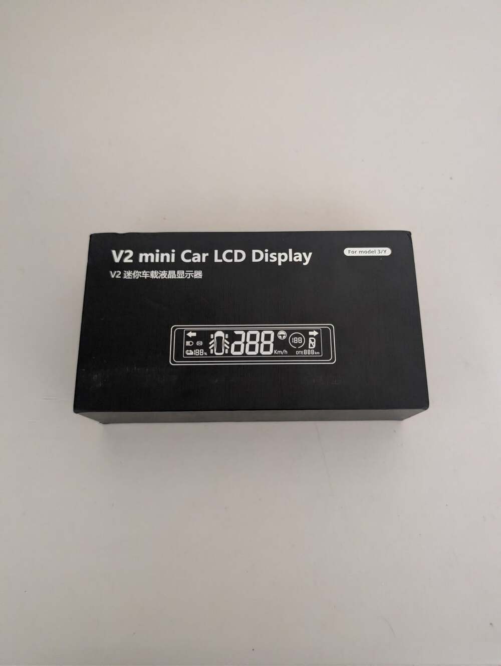 V2 Mini Car LCD Display Instrument Cluster for Tesla Model 3/Y